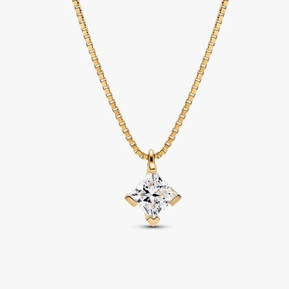 Pandora Nova 14k Gold Lab-grown Diamond Pendant...